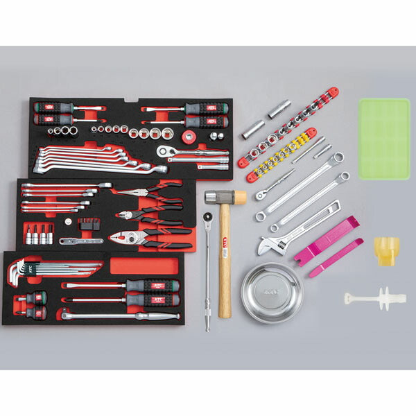 【特典付】 KTC SK59826XXS 9.5sq. 6.3sq.工具セット 98点 京都機械工具 SKX0223S,SKX2613S2採用 エキスパート シルバー 2026SK