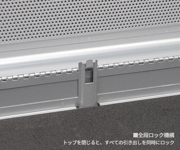 KTC SKX0222SBK ツールチェスト シルバー・ブラック 京都機械工具 2段2引出し