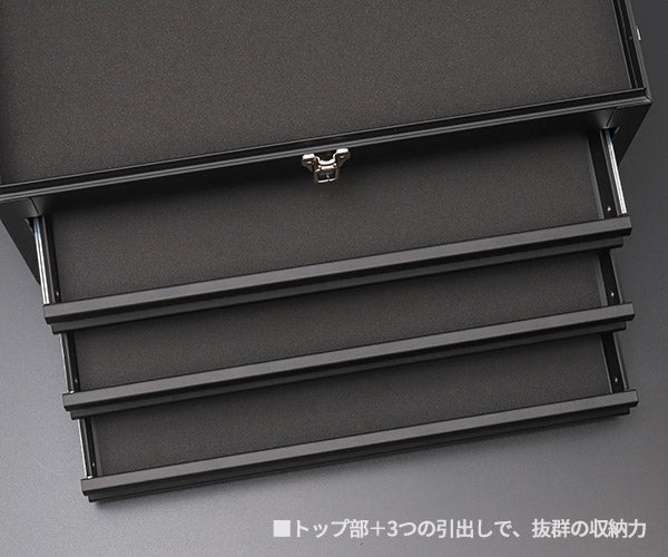 【25SK限定カラー】KTC工具箱 SKX0223FB ツールチェスト(3段3引出し) フラットブラック 京都機械工具 ストレージ SK SALE SKセール