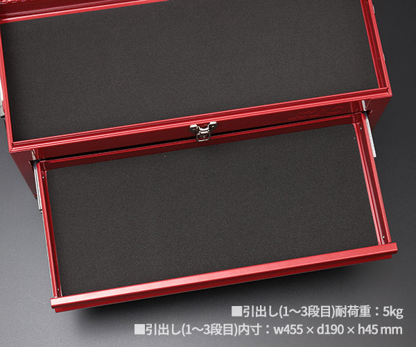 KTC工具箱 SKX0223R ツールチェスト(3段3引出し) レッド 京都機械工具 SKX0213後継品 ストレージ 2026SK
