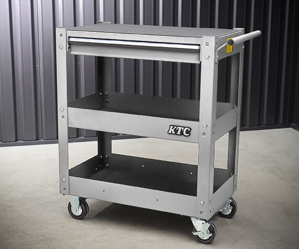 KTC SKX2613SST4 ツールワゴン シルバー 京都機械工具 3段1引出し 工具ワゴン 工具入れ 2026SK