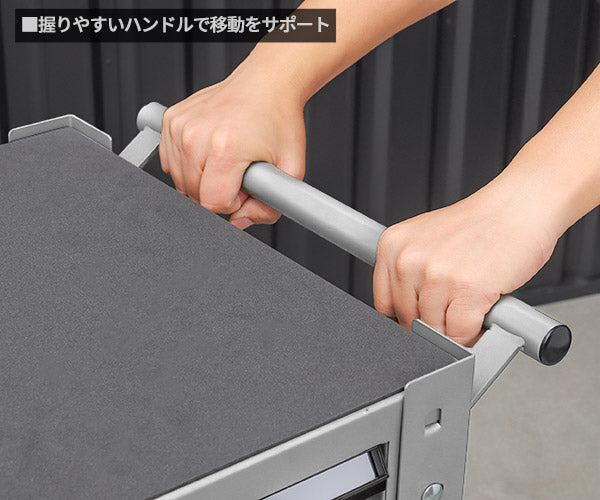 KTC SKX2613SST4 ツールワゴン シルバー 京都機械工具 3段1引出し 工具ワゴン 工具入れ 2026SK