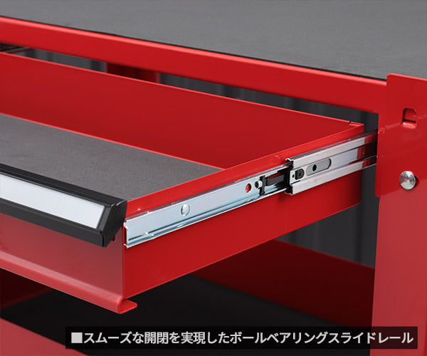 KTC SKX2613ST5 ツールワゴン レッド 京都機械工具 3段1引出し 工具ワゴン 工具入れ 2026SK