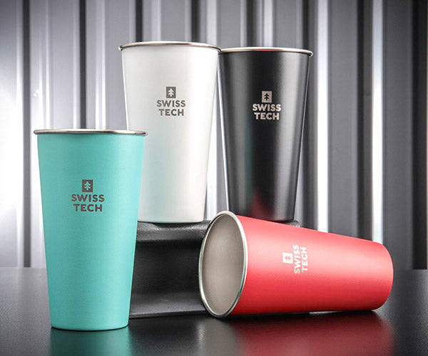 SWISS TECH ST001081 4色カップセット 591ml ステンレス スイステック