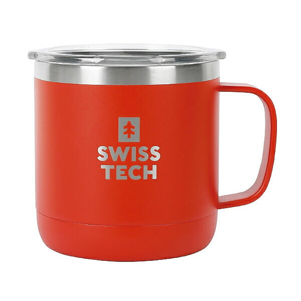 スイステック ST072001 マグカップ 赤色 413ml 18-8ステンレス製 SWISS TECH