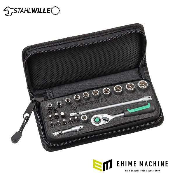 日本正規品 スタビレー (1/4SQ)ソケットレンチセット (40/20/4QRSCI)(4018754249183) STAHLWILLE