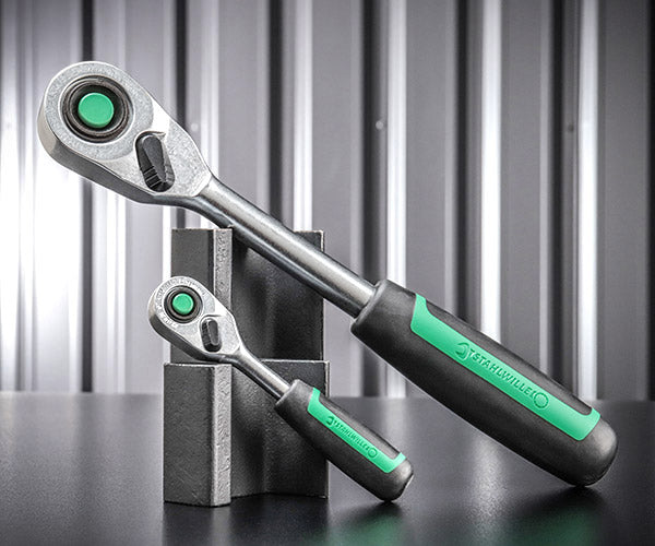 STAHLWILLE 415QR/512QR 1/4+1/2SQ 80ギアラチェットハンドルセット (91336421) スタビレー 6.3sq.12.7sq.ラチェットハンドル限定2本セット