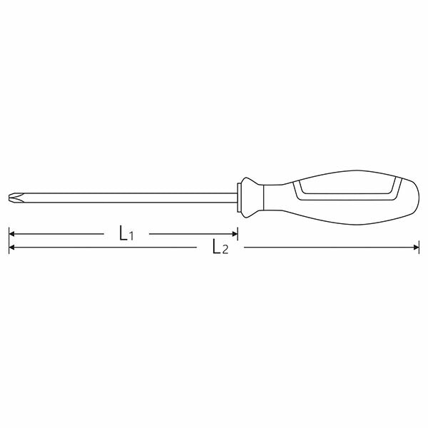 日本正規品 スタビレー 4640-0N ポジドライブドライバー PZ0 軸長60mm (4018754277933) STAHLWILLE