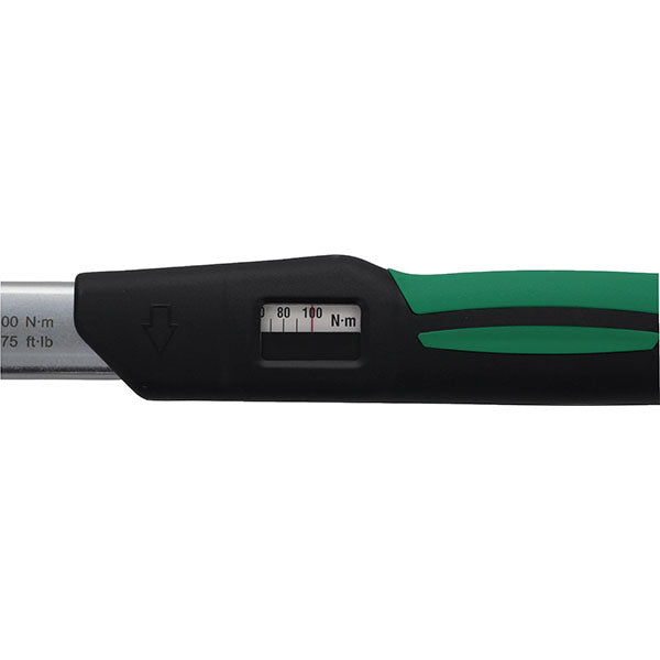 【エクストラセール】日本正規品 スタビレー トルクレンチ 20-100Nm MANOSKOP 730N 板バネ式リセット不要 出荷時公差±3% ヘッド交換式 成績証明書付 (730N/10) (4018754139521) STAHLWILLE