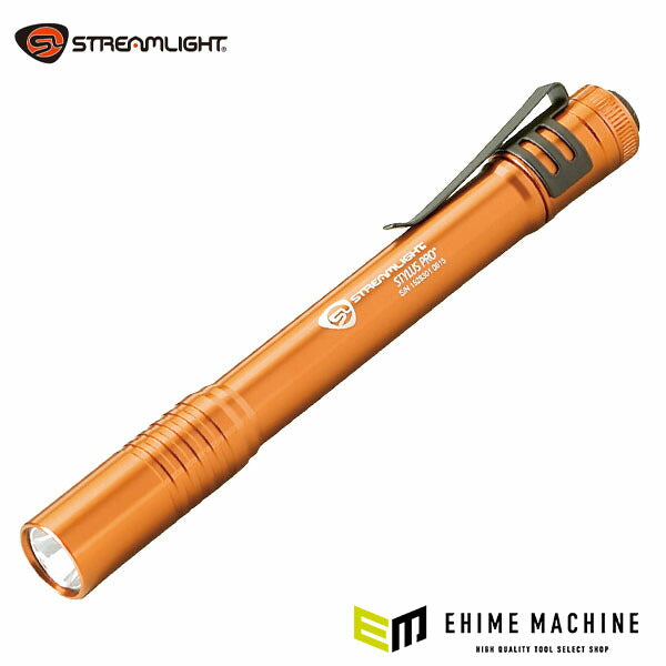 【12月の特価品】日本正規品 ストリームライト スタイラスプロ オレンジボディ/ホワイトLED (66128)(0080926661288) STREAMLIGHT