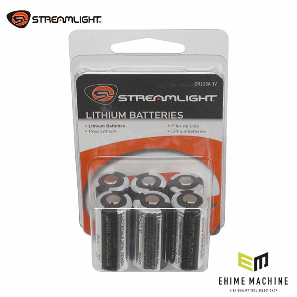日本正規品 ストリームライト CR123Aリチウム電池 6ケ (85180)(0080926851801) STREAMLIGHT