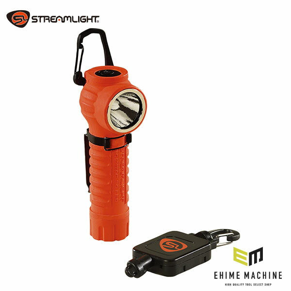 【12月の特価品】日本正規品 ストリームライト ポリタック90 LED(オレンジ) 自動巻上コード付 (88832)(0080926888326) STREAMLIGHT