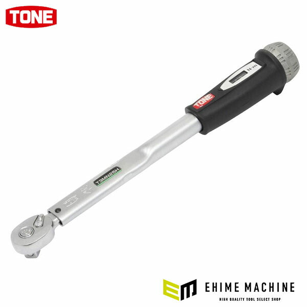 TONE プレセット形トルクレンチ(ダイレクトセット・ホールドタイプ) トルク調整範囲5~25N・m 差込角9.5mm (T3MN25H)(4953488407914) トネ