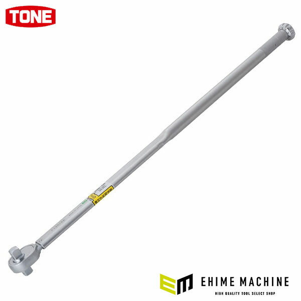 TONE プレセット形トルクレンチ 左右ネジ用 差込角19mm 全長950mm (T6L420NR)(4953488306651) トネ