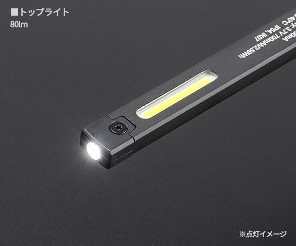 【ワケあり特価品】 (状態A) TAKENOW テイクナウ WL3110AG 充電式LEDハンドライト アスファルト グレー