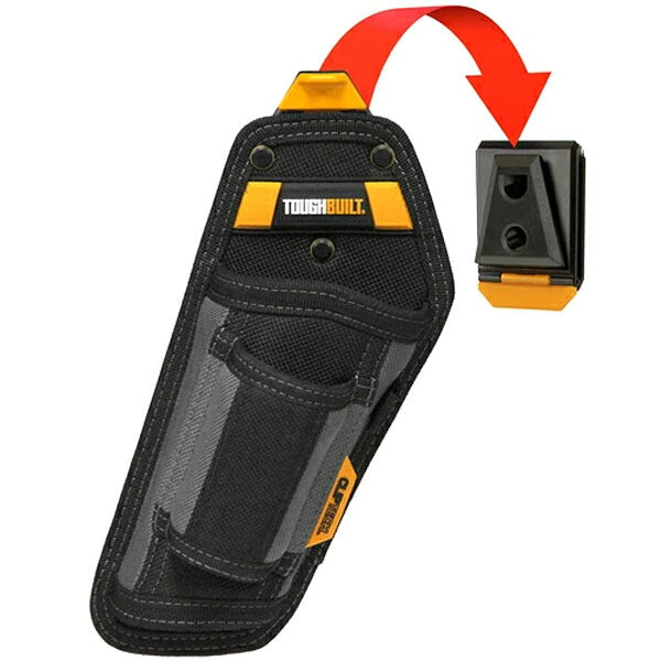日本正規品 タフビルト CLIP TECH ハンマーホルスター 釘抜きスリーブ付 後傾保持 6層構造 ハンマー差し 腰袋 (TB-CT-31-A)(856760005034) TOUGH BUILT