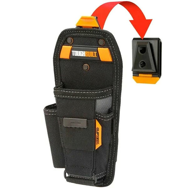 日本正規品 タフビルト CLIP TECH プライヤーポーチ L 調整式ポケット 長尺工具対応 巻尺クリップ 腰袋 ペンチ (TB-CT-35-L)(863621000077) TOUGH BUILT