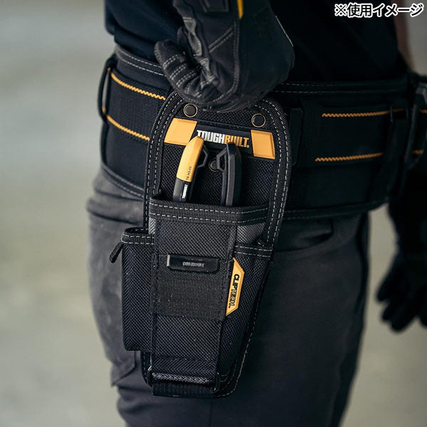 日本正規品 タフビルト CLIP TECH プライヤーポーチ M 調整式ポケット 長尺工具対応 巻尺クリップ 腰袋 ペンチ (TB-CT-35-M)(856760005287) TOUGH BUILT