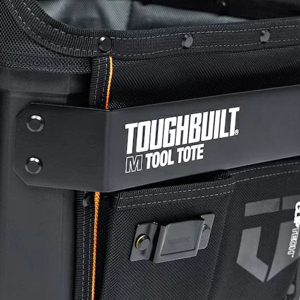 日本正規品 タフビルト CLIP TECH 12インチ ツールトート HardBody 防水ベース スチールバー ポーチ着脱 工具バッグ (TB-CT-82-12)(810023381679) TOUGH BUILT