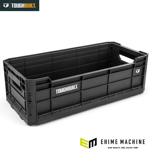 日本正規品 タフビルト フォールディングクレートボックス 折りたたみ 耐荷重23kg 積み重ね可 内寸61×26×18cm (TB-G1-A42-26)(840353700956) TOUGH BUILT
