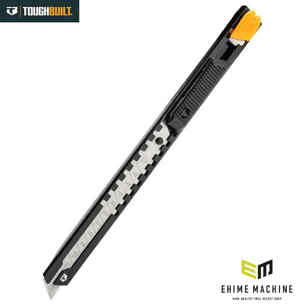 日本正規品 タフビルト スナップオフ カッターナイフ 9mm SK5工具鋼 30°鋭角刃 13段 オートロック 小型カッター (TB-H4-13-C09)(840353703414) TOUGH BUILT
