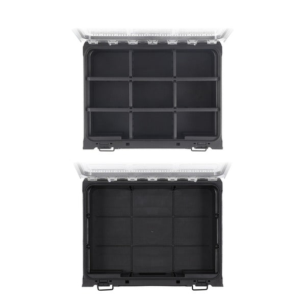 タジマ 工具箱 セフ引出しボックスL フタ付き仕切りトレイ (TB-HBOXLCST)(4975364361097) TAJIMA TJMデザイン