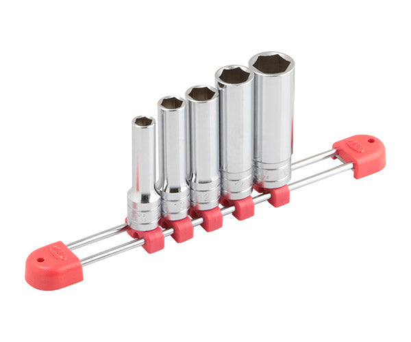 【ワケあり特価品】(状態A) KTC TB3L05-1008 ディープソケット 5個組 ホルダー付 差込角9.5mm(9.5sq.)(3/8) 京都機械工具