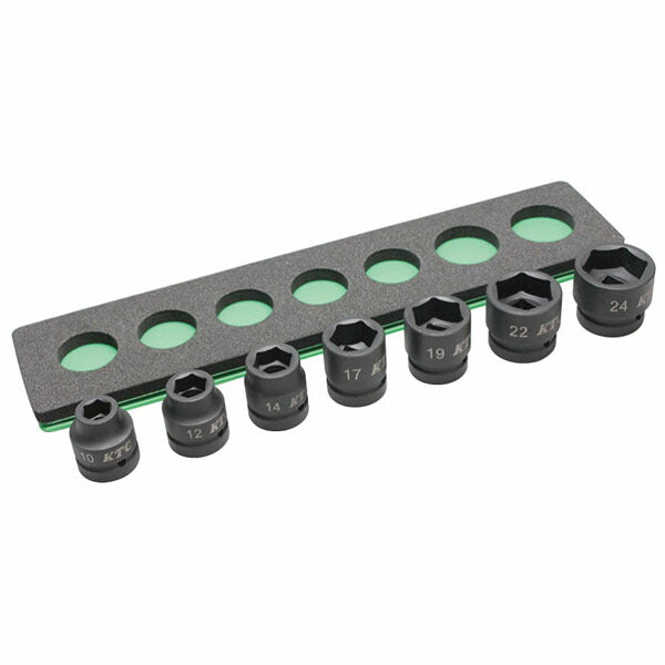 KTC 12.7SQインパクトショートソケットセット (TBP4S07SP)(4989433972817) 京都機械工具