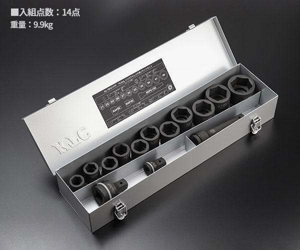 KTC 19.0sq. インパクトレンチ用ソケットセット TBP614TP