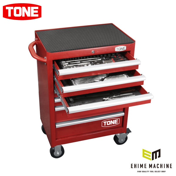 TONE 工具セット72点 キャビネットセット（レッド） tca311