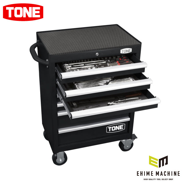 TONE 工具セット72点 キャビネットセット（ブラック） tca311bk