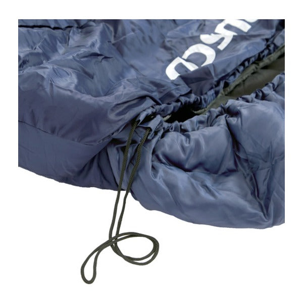 TRUSCO マミー型寝袋 シュラフ ネイビー 適合温度0~10℃ 中空綿 スタッフバッグ付 (TN230NV)(4550414294206) トラスコ中山