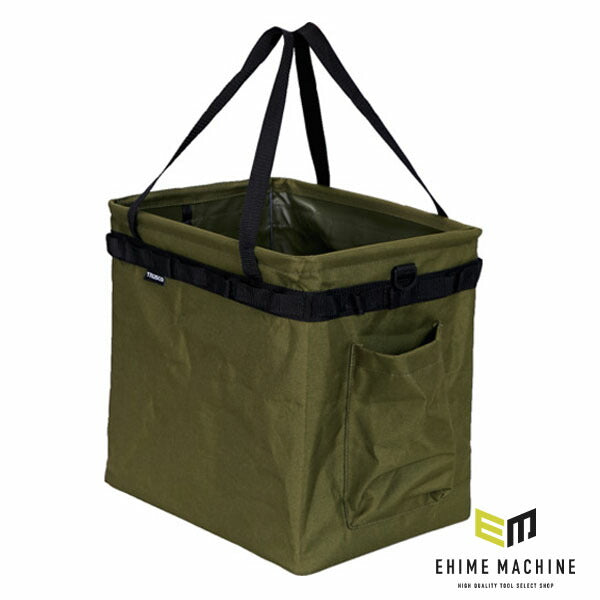 TRUSCO TOB350-OD-A ワンタッチバケットオリーブドラブ色 W350XD260XH340mm(4550414335145) トラスコ中山