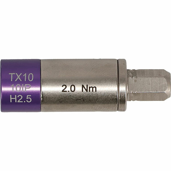 スローキー トルクアダプター 2.0Nm (TOK-12-2.0-S)(4545301117058) SLOKY 精密トルク管理 過締め防止 1/4HEX対応