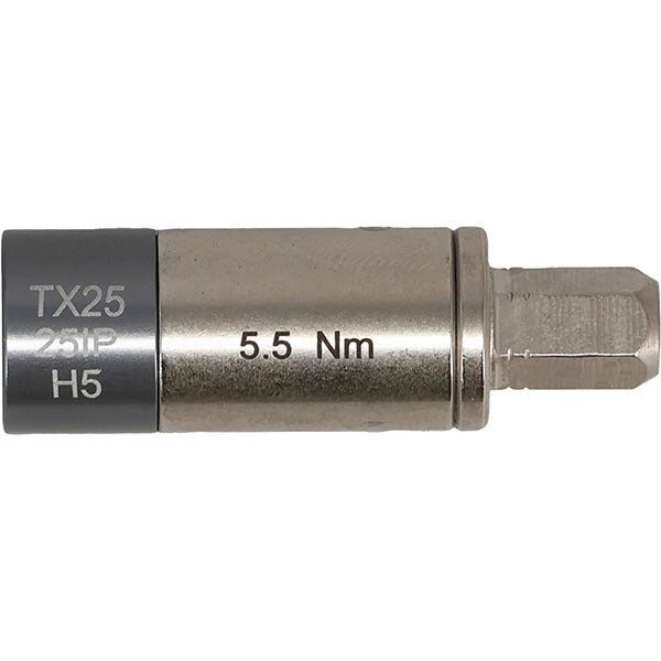 スローキー トルクアダプター 5.5Nm (TOK-12-5.5-S)(4545301117089) SLOKY 過締め防止 精密トルク管理 1/4HEX対応