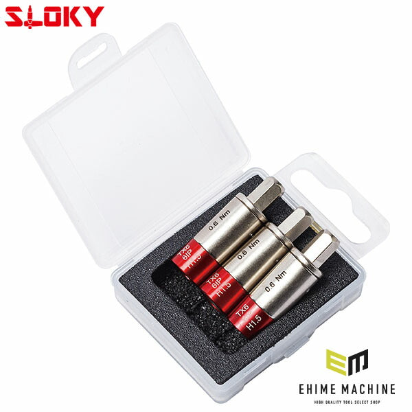 【11月の特価品】スローキー 3本組トルクアダプター 0.6Nm TX06 (TOK-12-TX06)(4545301110691) SLOKY