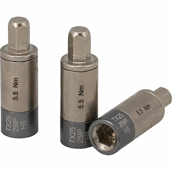 【9月の特価品/掘り出し市】スローキー 3本組トルクアダプター 5.5Nm TX25 (TOK-12-TX25)(4545301110769) SLOKY