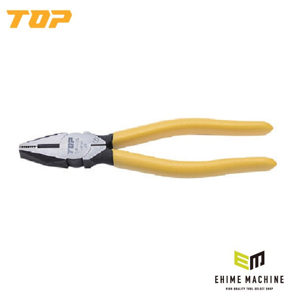 TOP ペンチ(プラスチックグリップ) 175mm プライヤー (CP-175PG)(4975180932891)トップ工業