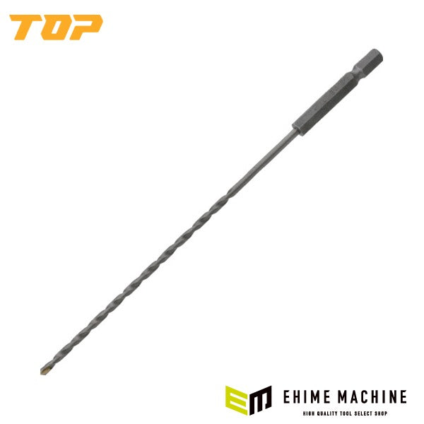 TOP 六角シャンクコンクリートロングドリル 4.0mm コンクリート 穴あけ (ECD-4.0L)(4975180887368)トップ工業