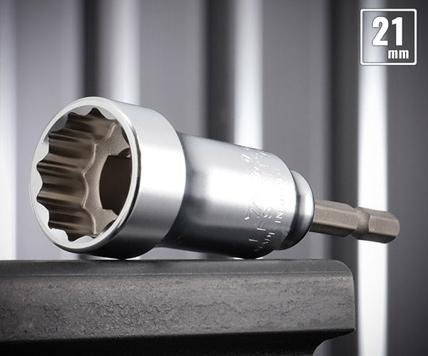 TOP 電動ドリル用強軸フォームタイソケット(40V対応) EFS-21TSS トップ工業 工具 電動工具 12角 ドリルドライバー 高耐久