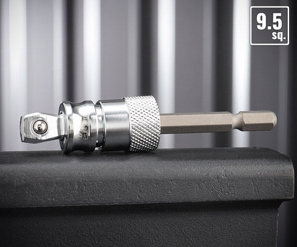 TOP 9.5sq.電動ドリル用強替軸フレックスソケットアダプター(40V対応) ボールロックタイプ ESA-3FTK 3/8 差込角9.5mm トップ工業 耐久性5倍以上