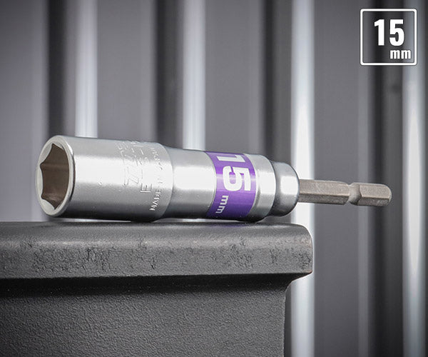 TOP 電動ドリル用強軸ソケット 15mm 40V対応 ETS-15 トップ工業 工具 六角 6角 電動工具 ドリルドライバー 高耐久