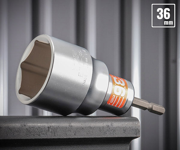 TOP 電動ドリル用強軸ソケット 36mm 40V対応 ETS-36 トップ工業 工具 六角 6角 電動工具 ドリルドライバー 高耐久