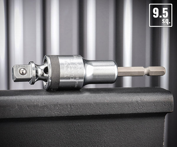 TOP 9.5sq.電動ドリル用強軸ユニバーサルソケットアダプター(40V対応) ボールロックタイプ EUA-3TS 3/8 差込角9.5mm トップ工業 耐久性5倍以上