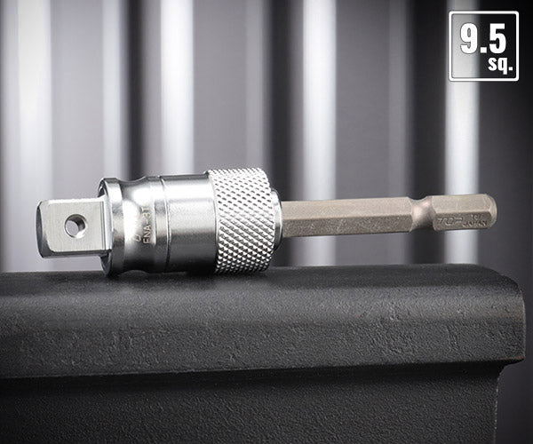 TOP 9.5sq.電動ドリル用強替軸インパクトソケットアダプター(40V対応) ピン止め穴あきタイプ FNA-3TK 3/8 差込角9.5mm トップ工業 耐久性5倍以上