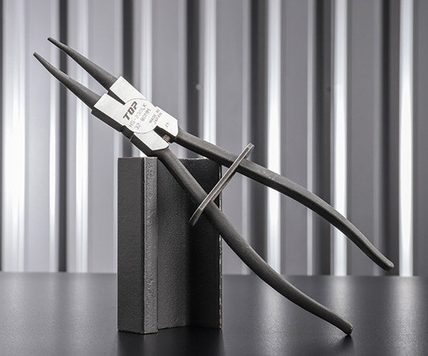 TOP HS-230LK ロック式スナップリングプライヤー 穴用 直爪 230mm 使用範囲32~80mm トップ工業 TOP工業