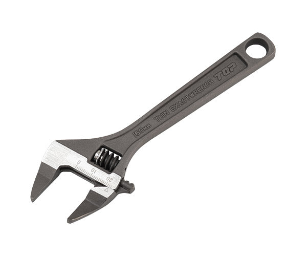 TOP 薄型イグザクトレンチ ベント 150mm (HT-150B)(4975180132062) トップ工業 薄型モンキーレンチ【ネコポス対応】