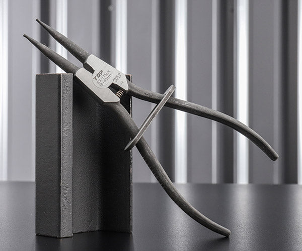 TOP SS-175LK ロック式スナップリングプライヤー 軸用 直爪 175mm 使用範囲19~40mm トップ工業 TOP工業
