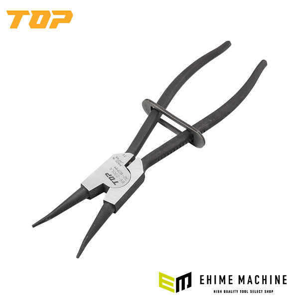 TOP SS-230LK ロック式スナップリングプライヤー 軸用 直爪 230mm 使用範囲32~80mm トップ工業 TOP工業