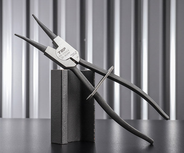 TOP SS-230LK ロック式スナップリングプライヤー 軸用 直爪 230mm 使用範囲32~80mm トップ工業 TOP工業